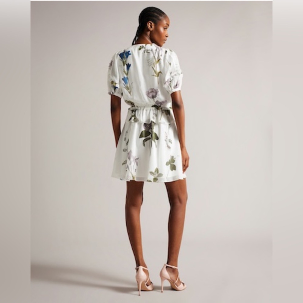 Ted Baker London Jaliyaa Dress Sz 12 - Picture 2 of 7